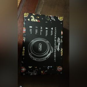 Ed Hardy Black Portable Bluetooth Speaker (watch not included)